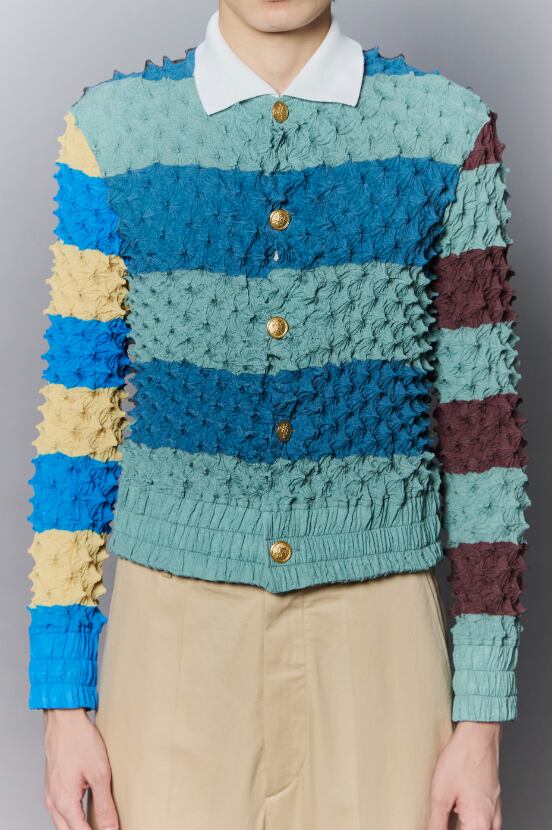 MASU 24AW SPIKY RUGGER SHIRT サイズ46 MASU 24AW SPIKY RUGGER SHIRT