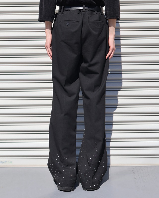 GALAXY wide straight slacks 001