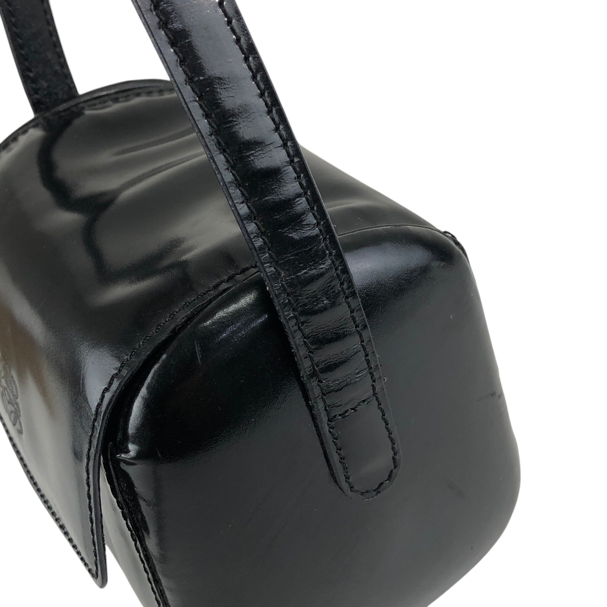 LOEWE ロエベ ショルダーバッグ ブラック アナグラム レザー ミニ