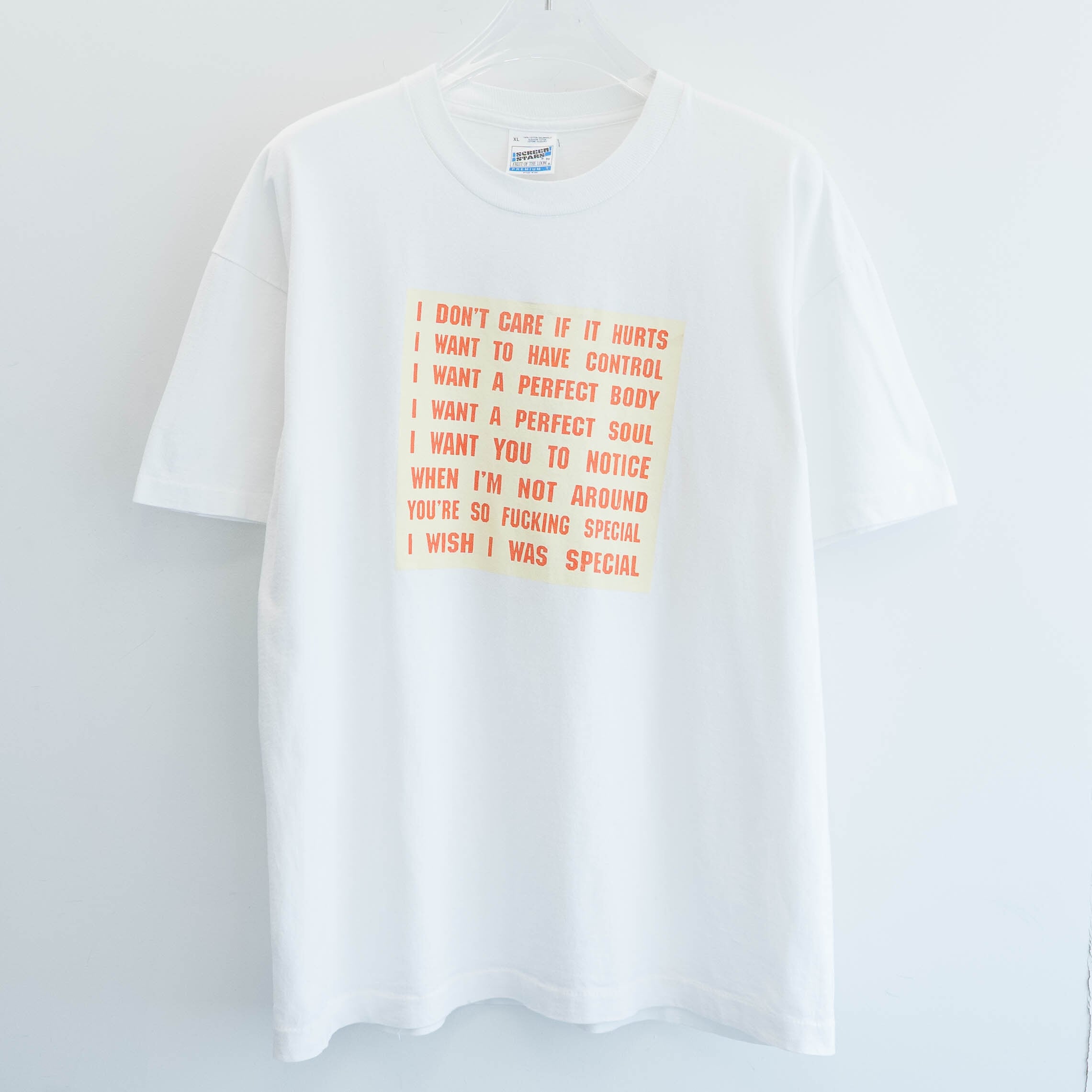 Radiohead " Creep White " Screen Stars XL【A9-441】