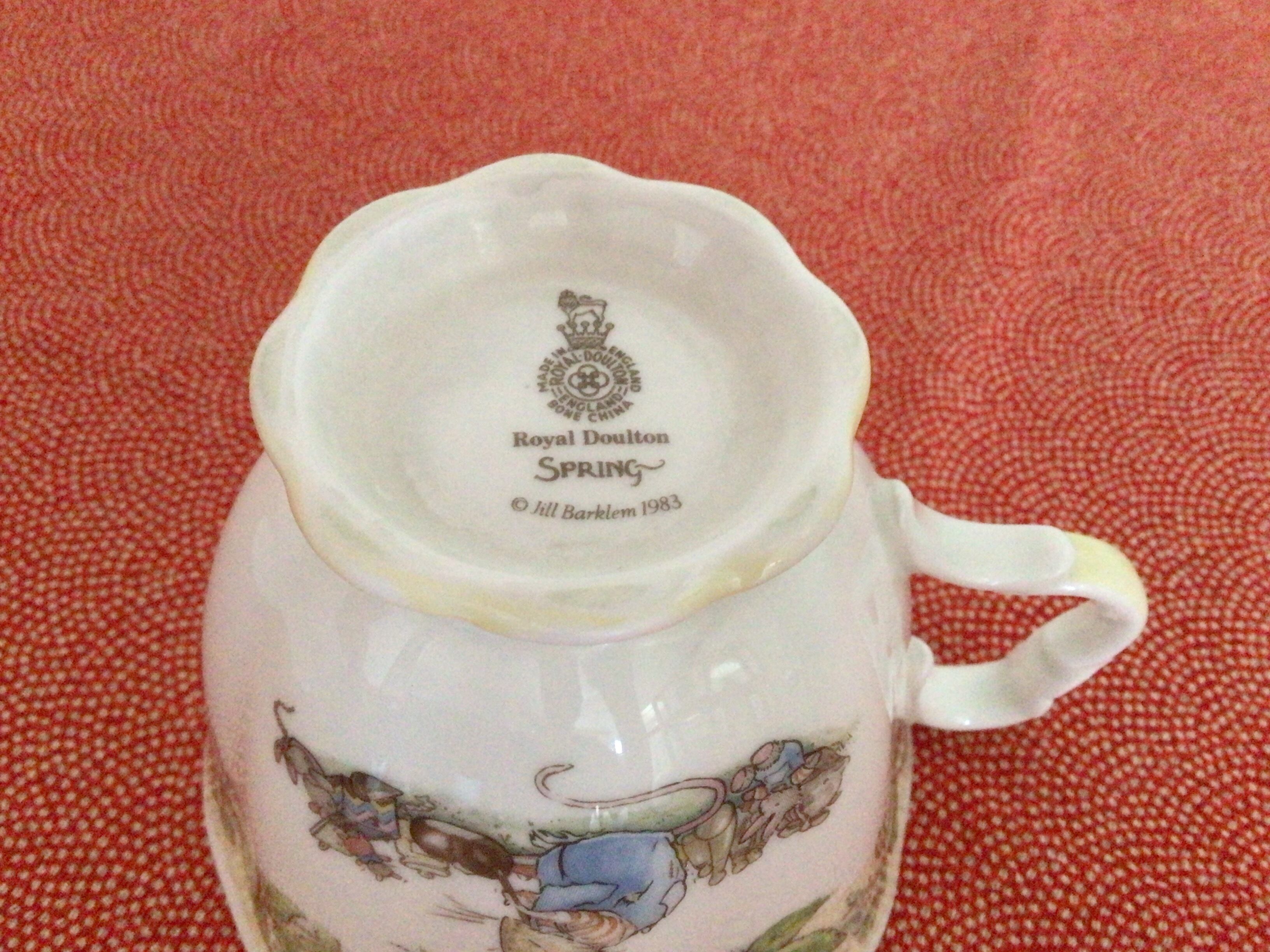 ロイヤル ドルトン フォーシーズンケーキ皿 （1983） ロイヤルドルトン