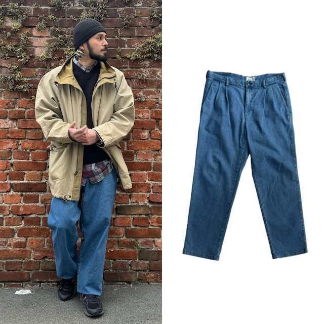 WTAPS TUCK 02 DENIM TROUSERS INDIGO 04 221WVDT-PTM04 04898