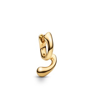 MARIA BLACK マリア・ブラック/Coily Huggie Pierced Earring - Yellow Gold/ ピアス