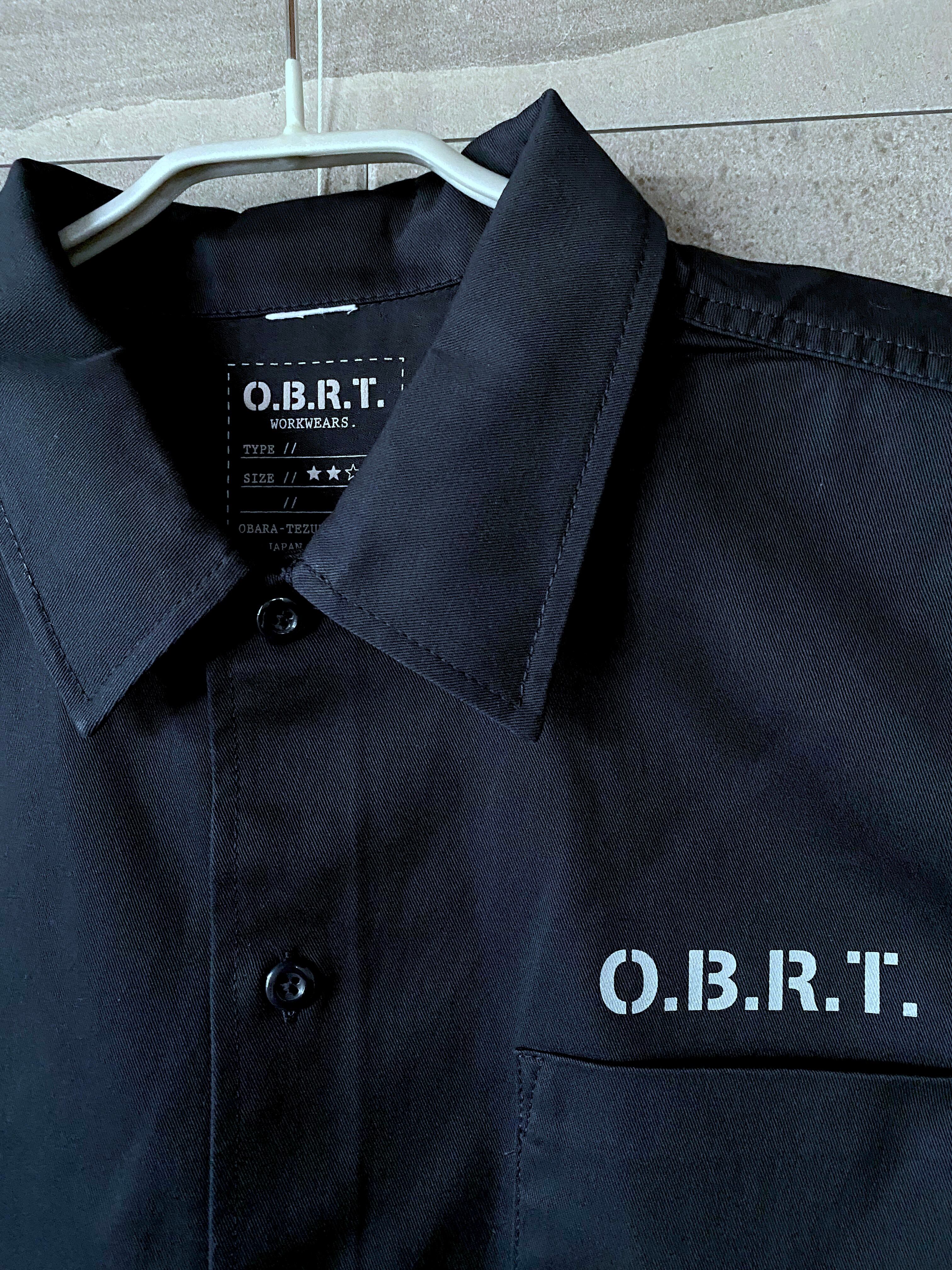 S/S WORK SHIRT (NAVY) | O.B.R.T. WORKWEARS.