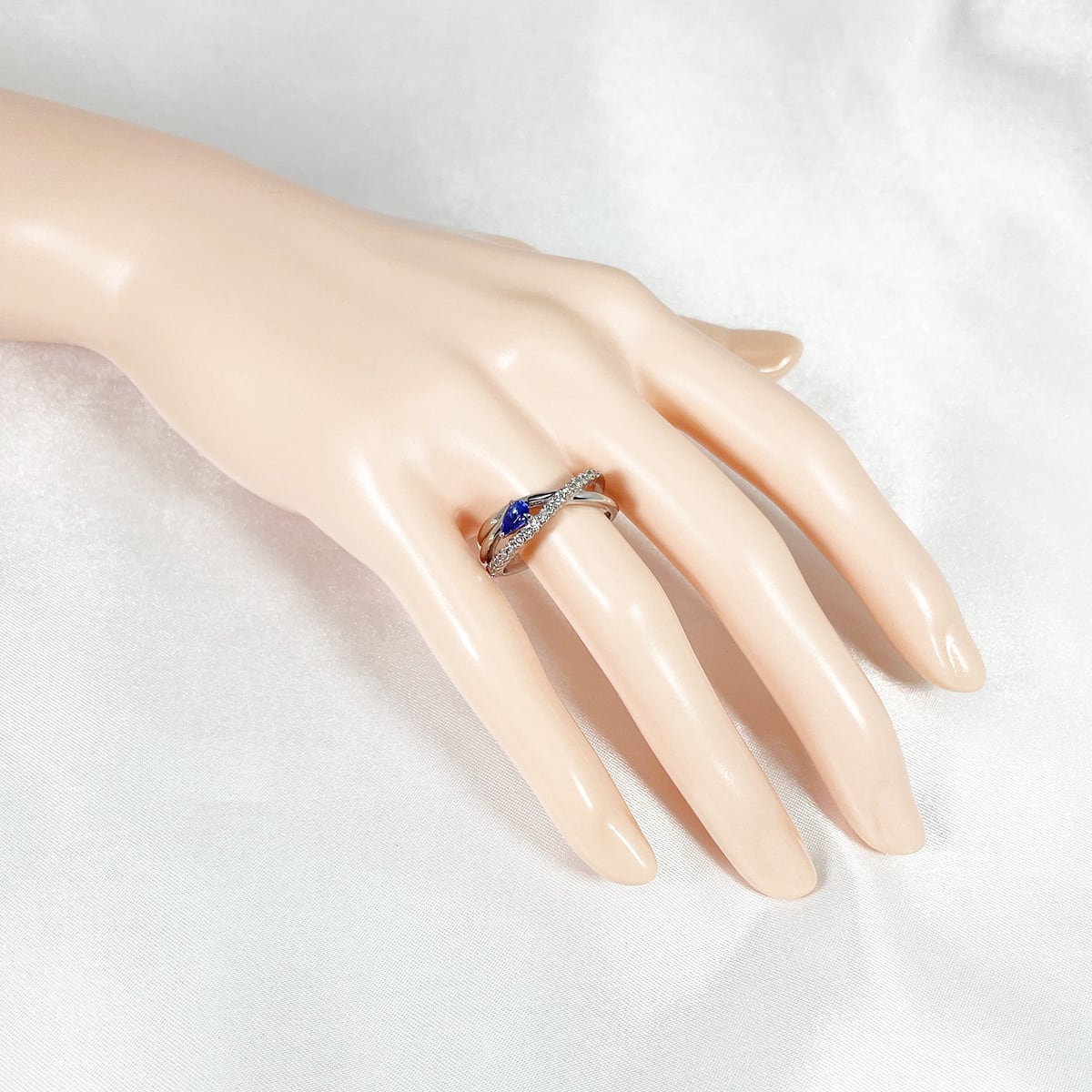 PT900 天然タンザナイト 0.24ct 天然ダイヤ 0.21ct リング PT900 PT900 天然タンザナイト 0.24ct 天然ダイヤ 0.21ct リング PT900