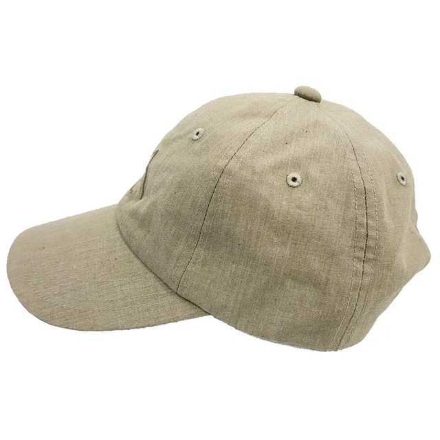 【BASIQUENTI】リネンハンドライティングアニマルキャップ Linen Hand Writing Animal Cap
