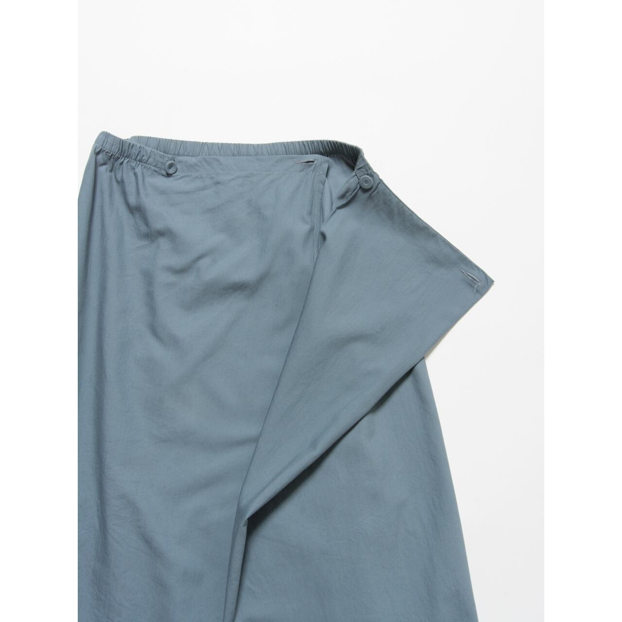 【MAde in Italy】Mi-mollet length wrap flare skirt（イタリア製 ミモレ丈ラップフレアスカート）3a