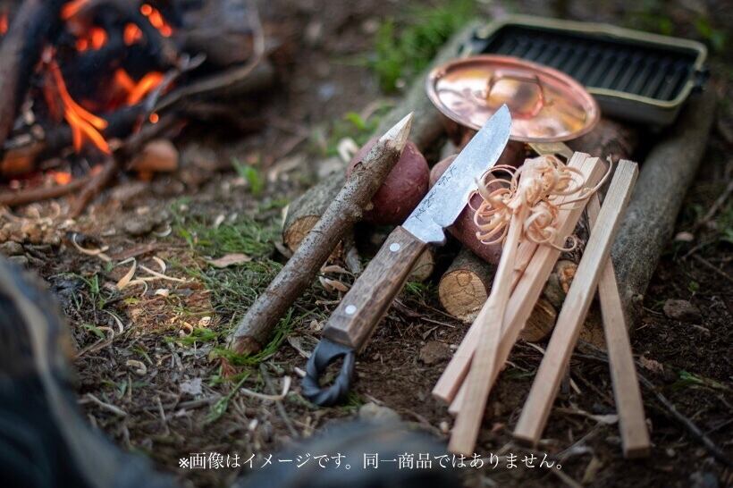 ナイフ「火祭 110㎜ ケヤキ柄」【京之鍛冶師 義定】K87 | 京之鍛冶師