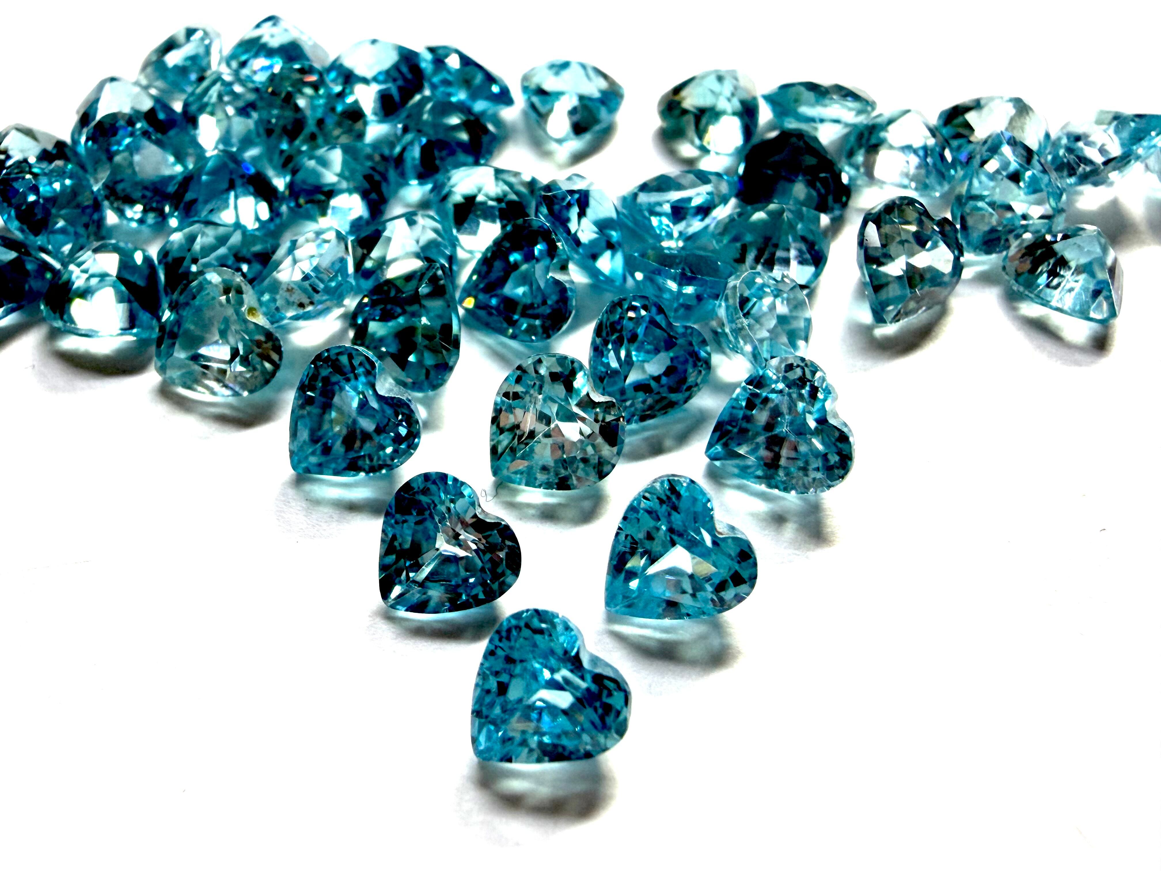 先着50名】高品質ハート ブルージルコン［No.D-1031］ | デザイン