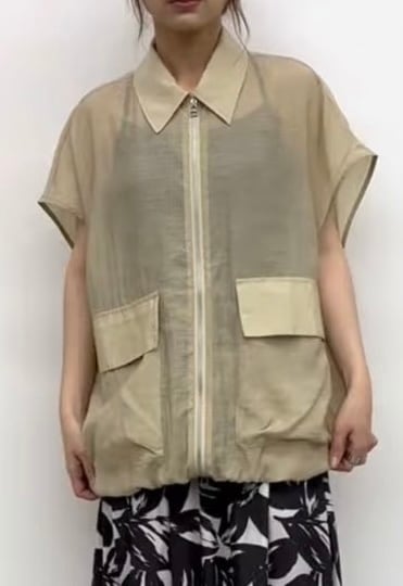 Cloche(値引不可) CLOCHE シアーZIPベスト | GENERALE天満橋