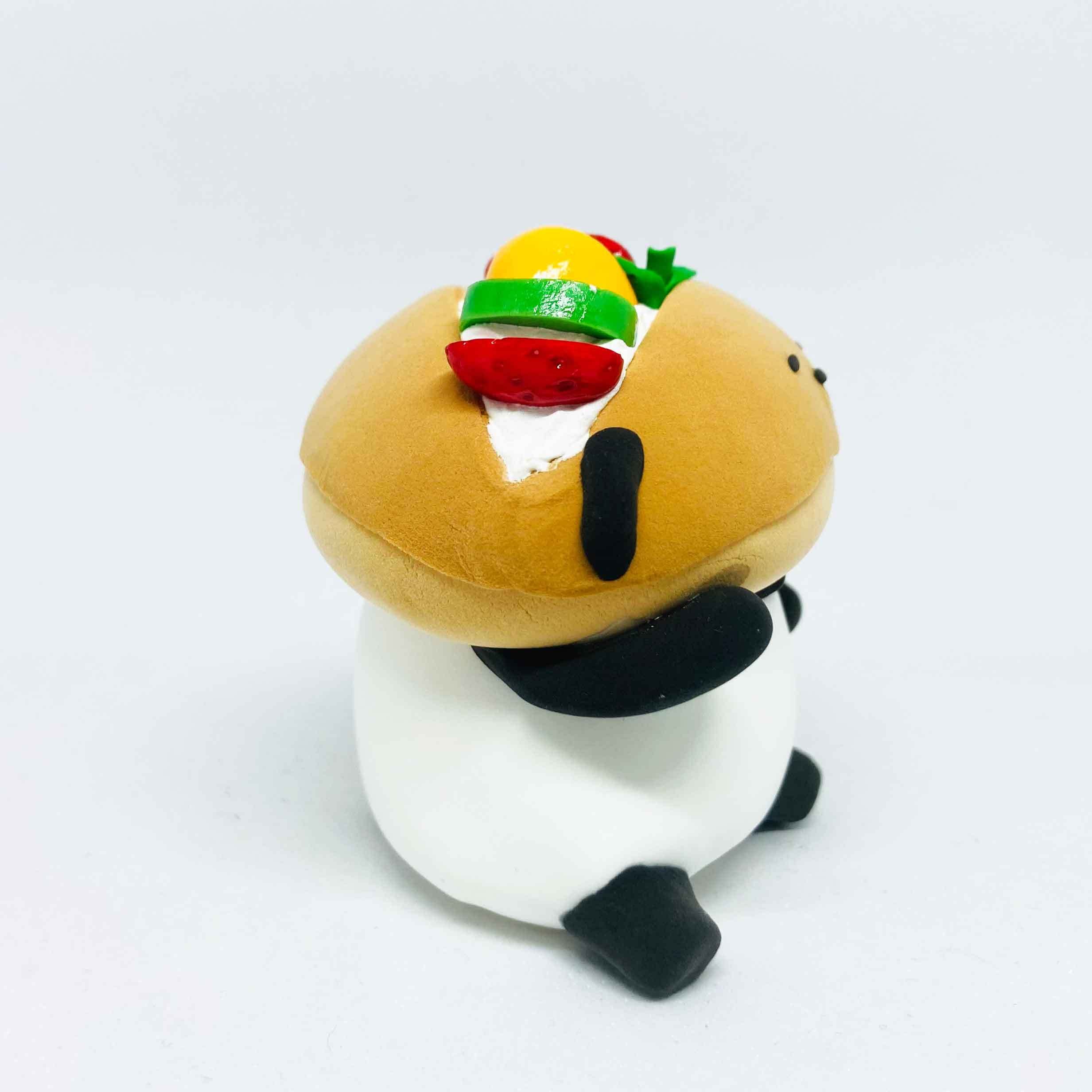 フルーツコッペパンダ / 紙粘土 / カトコト