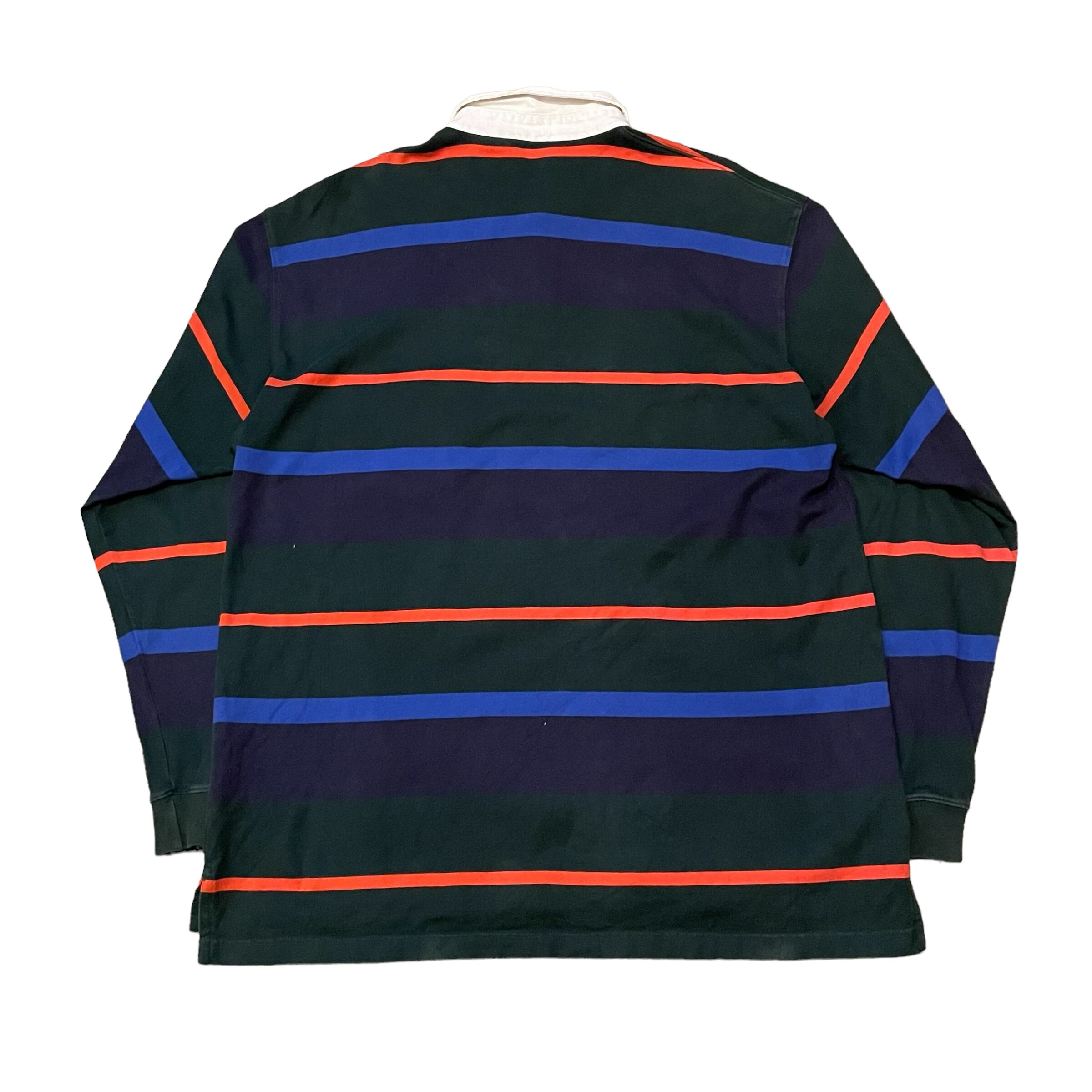 90s〜00s Eddie Bauer L/S rugby shirt What’z up