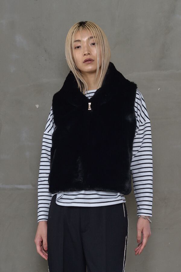 Muel Chic ミュエルシック / Mont Fake mouton Vest モントフェイク