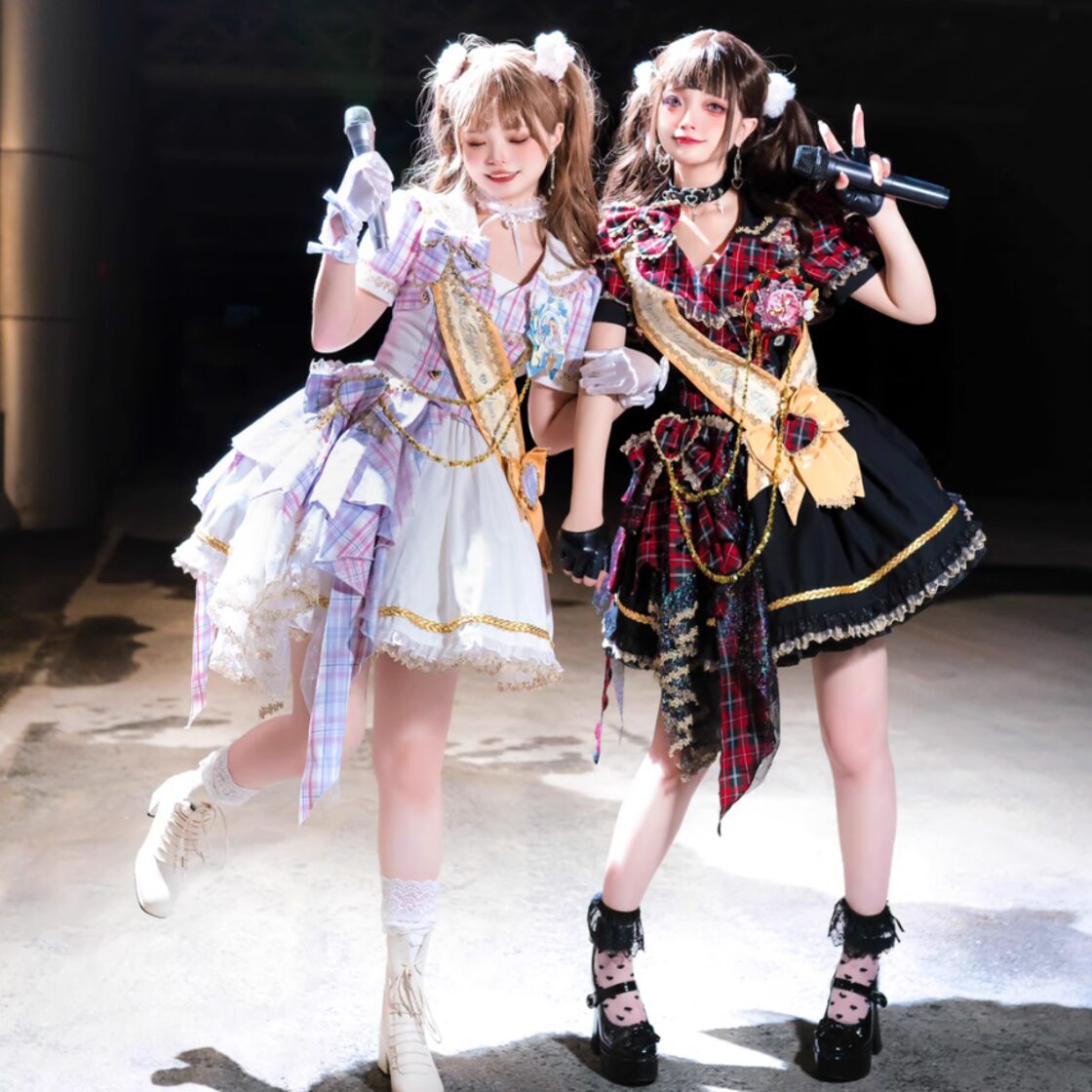 SEASONZ 工場出荷45日 キラキラ アイドル衣装 JSK タスキ アイドル