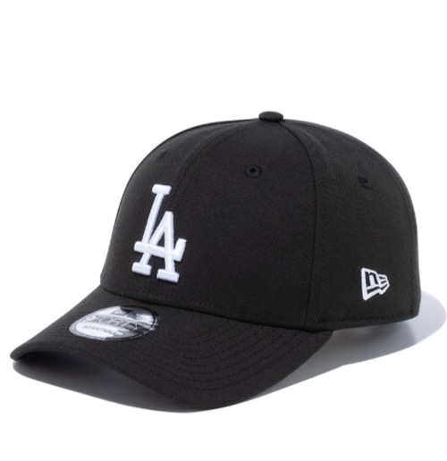 【NEWERA】 9FORTY Los Angeles Dodgers Black × White