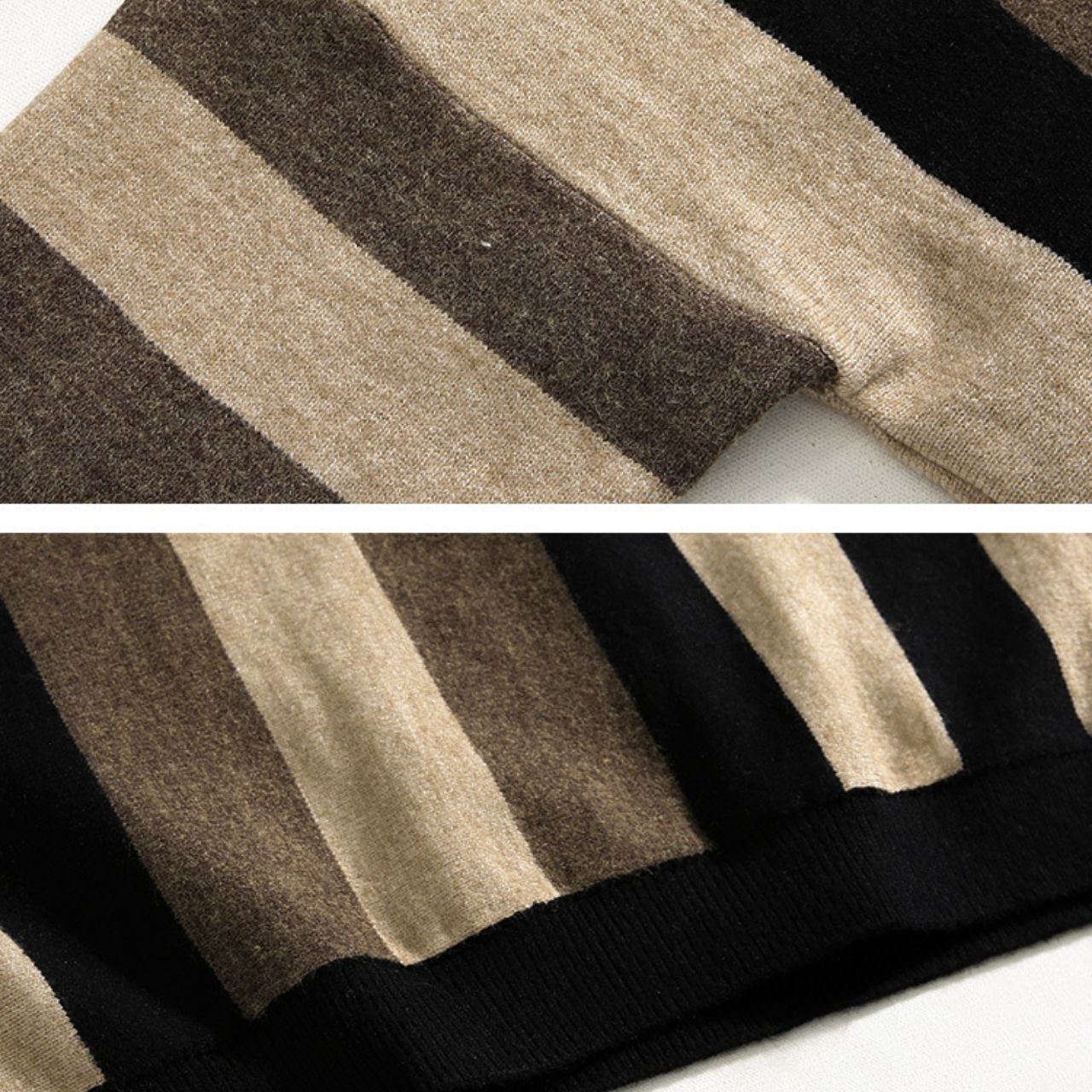 マルチストライプVニット　MT0080381