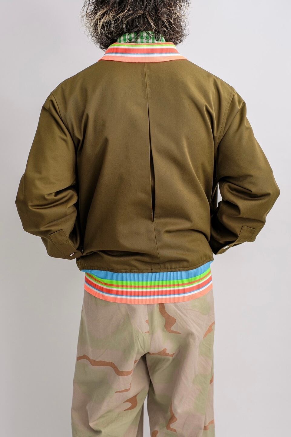 WATARU TOMINAGA】Zip up embroidery jacket | puzzle