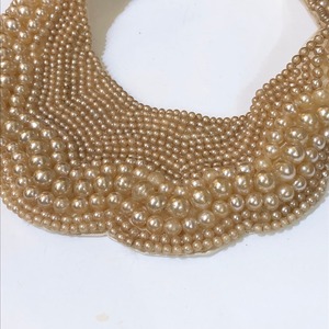 Vintage 50's scarap pearl collar