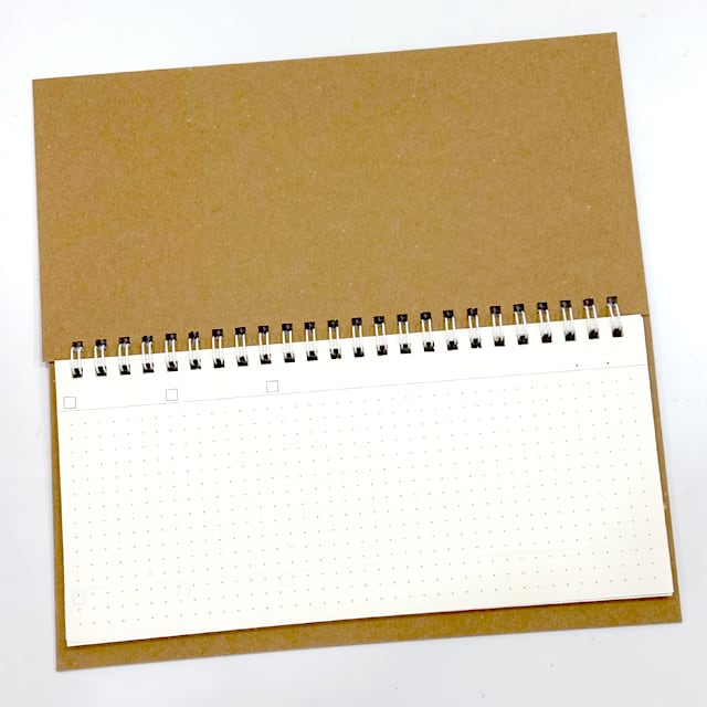 A4縦1/3 ヨコ型リングノート_海月（くらげ） | seed-time