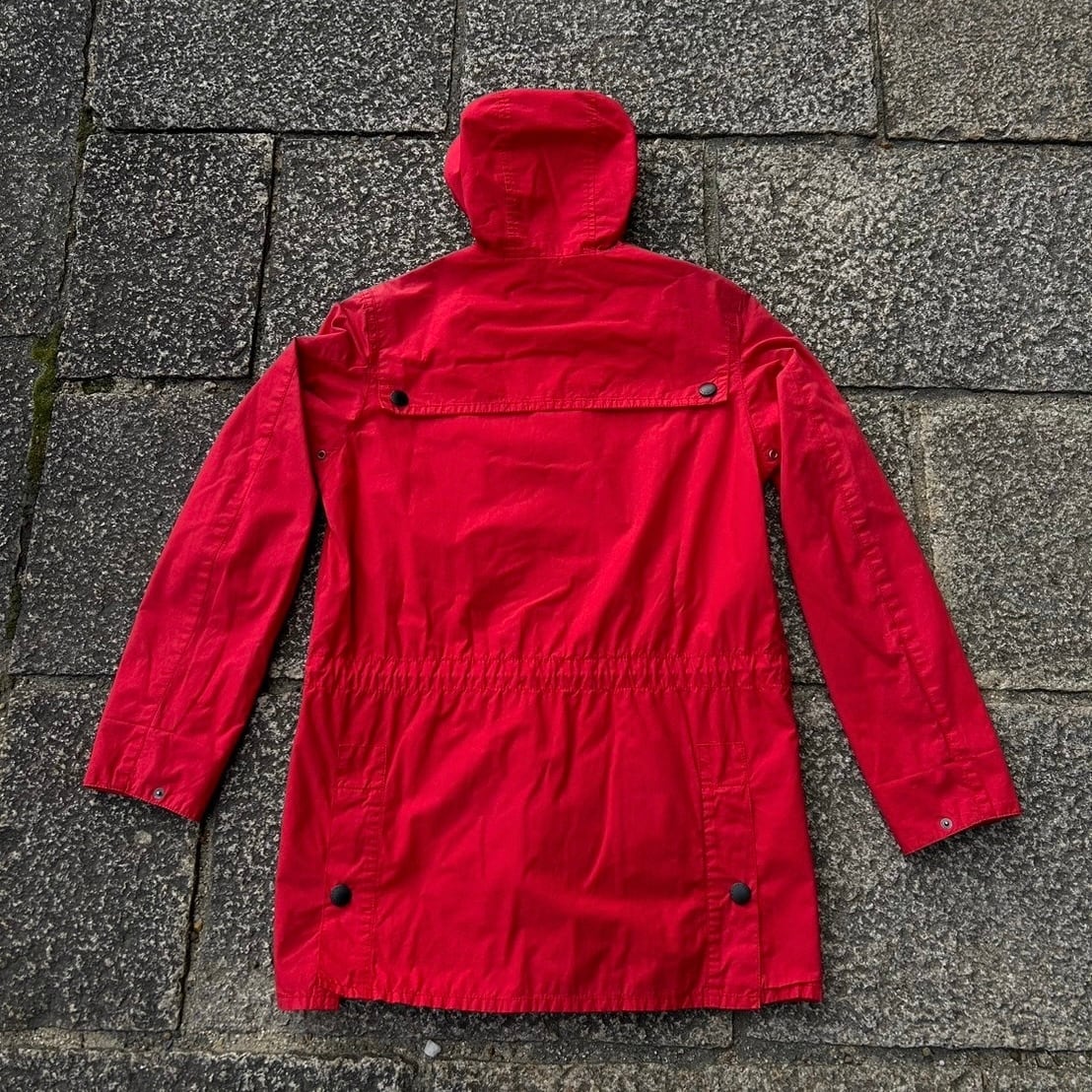 BARBOUR】灯台復刻タグ マウンテンパーカー フード付き ウエスト絞り