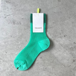 TRICOTÉ / color sheer ribsocks TR31SO003