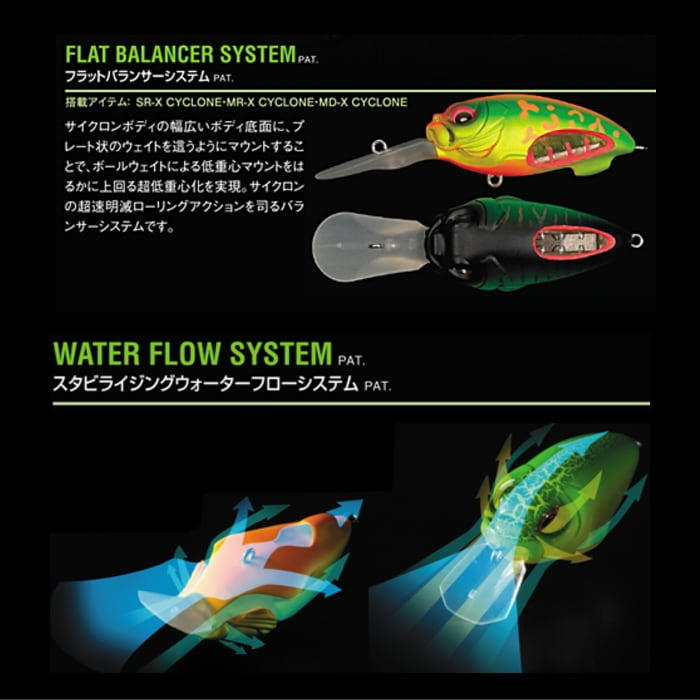 MD-Xサイクロン MD-X CYCLONE メガバス MEGABASS クランクベイト