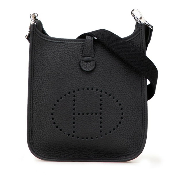 エルメス エブリン アマゾン TPM ショルダーバッグ ブラック トリヨンクレマンス レディース HERMES 【中古】