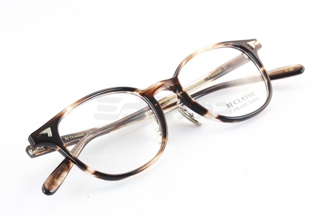 高橋文哉さん着用】BJ CLASSIC メガネ P-548AMP BT C-30 ウェリントン