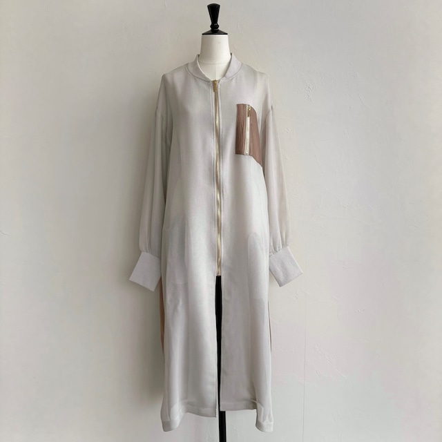 SYSORUS(シソラス) メッシュジップロングブルゾン A-141042