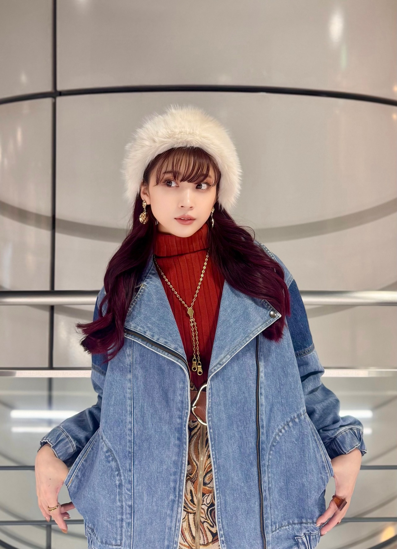 MEF モコモコ帽子