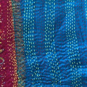 リサイクルサリーのカンタショール 小07 インドの手仕事布 Mulaセレクト