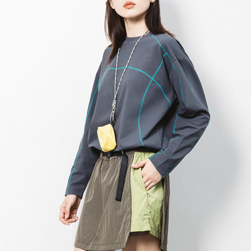 ニュアンスカラースポーツトレーナー C00546