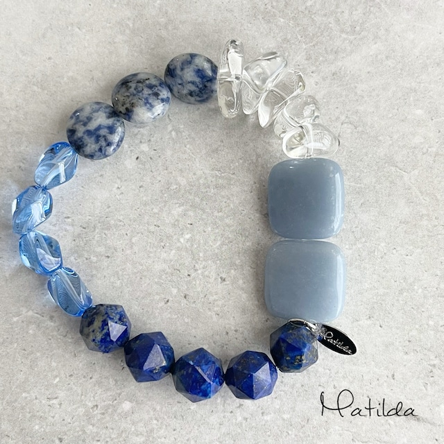 one color bracelet（blue）