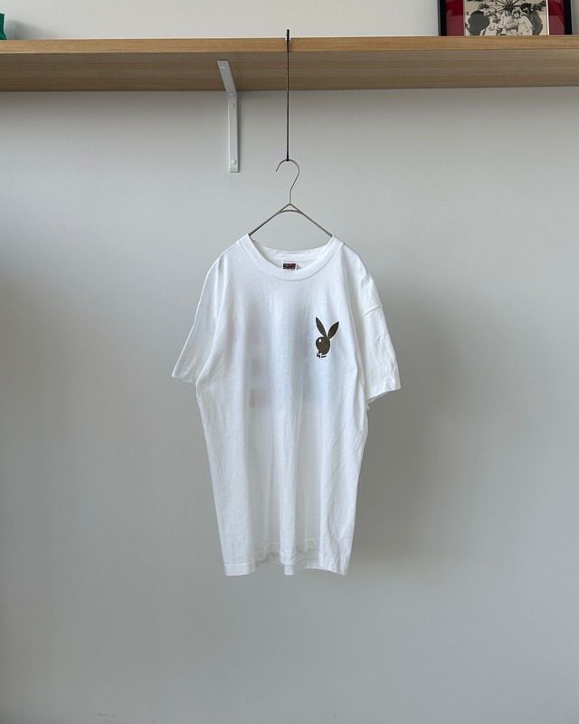 -PLAY BOY- Vintage 90s L Print T-Shirt made in USA