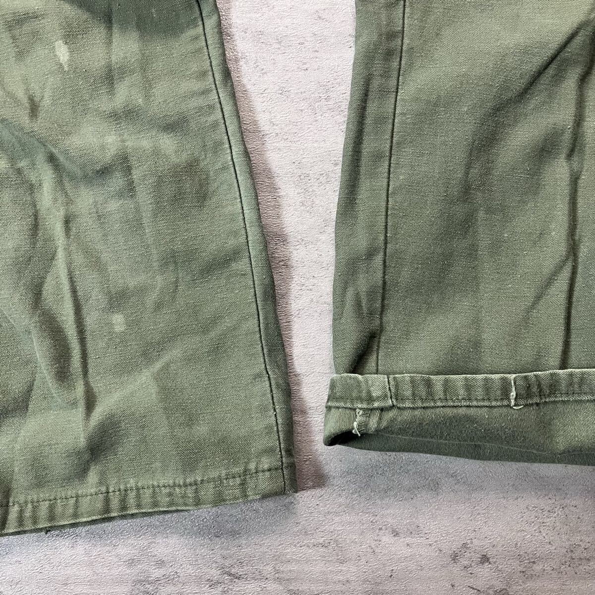 US ARMY OG-107 ベイカーパンツ YKK ZIP ミリタリー 民間品 30x28