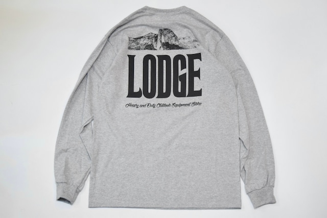 新品　LODGE L/S Pocket T-Shirt -Gray