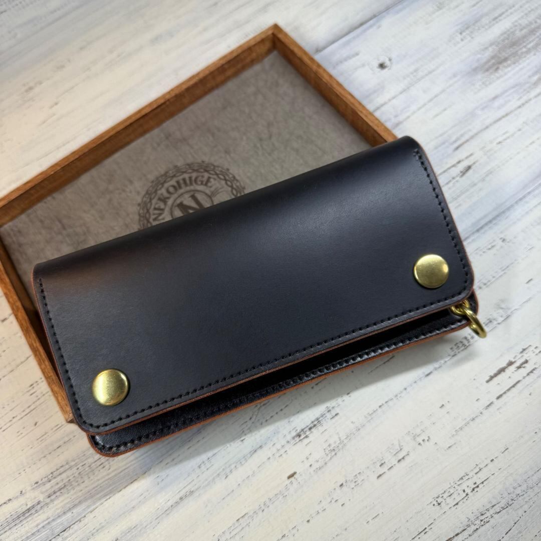 受注生産】MARYAMホースバットミドルトラッカーウォレット2層【MTW-00