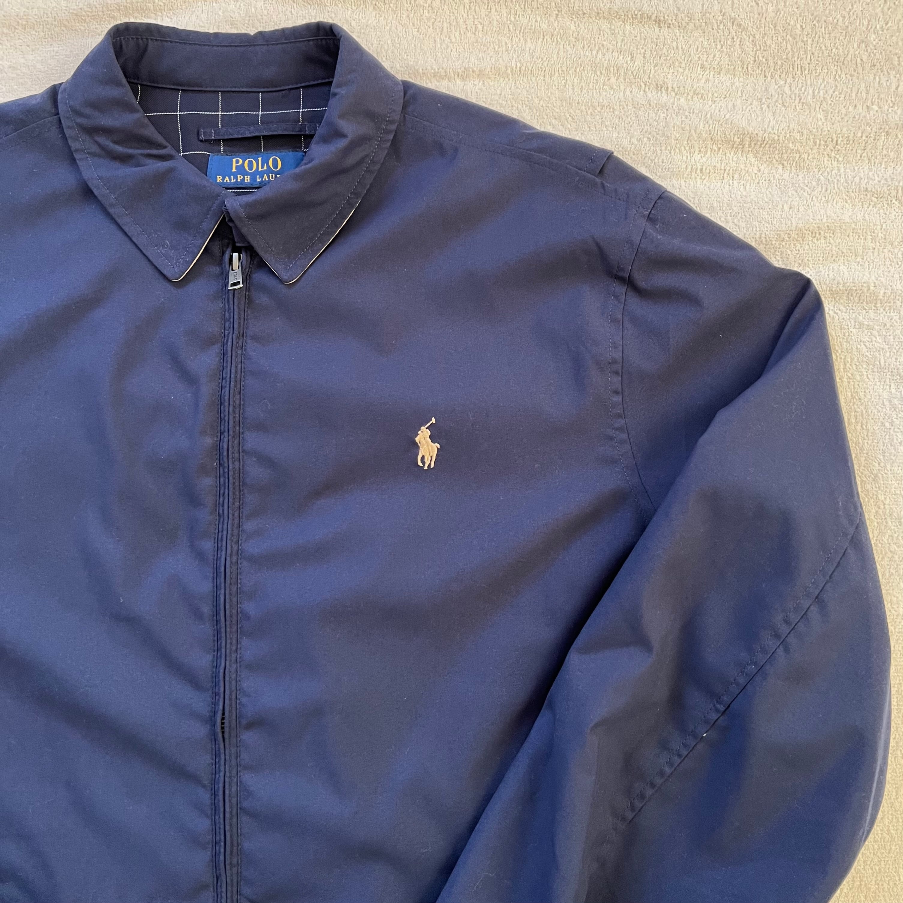 極上　現行　ポロラルフローレン　スウィングトップ　ブルゾン　ネイビー L Ralph Lauren ラルフローレン スウィングトップ ブルゾン ネイビー L