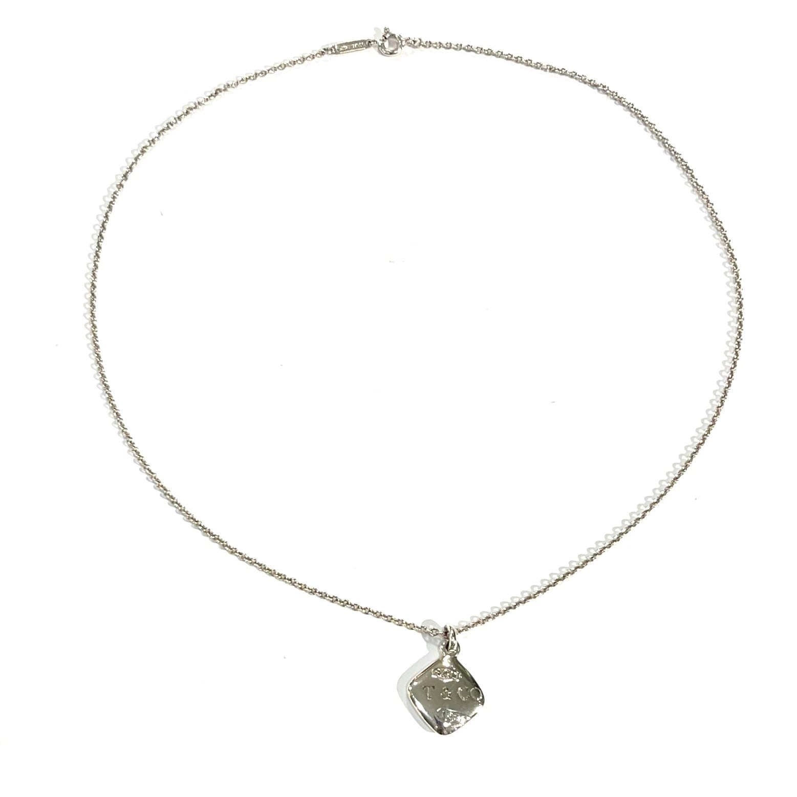 TIFFANY&CO.】2985 T&CO 1837 タグ ティファニータグ ネックレス