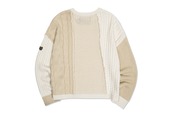 TONE ON TONE MIX KNIT_BEIGE