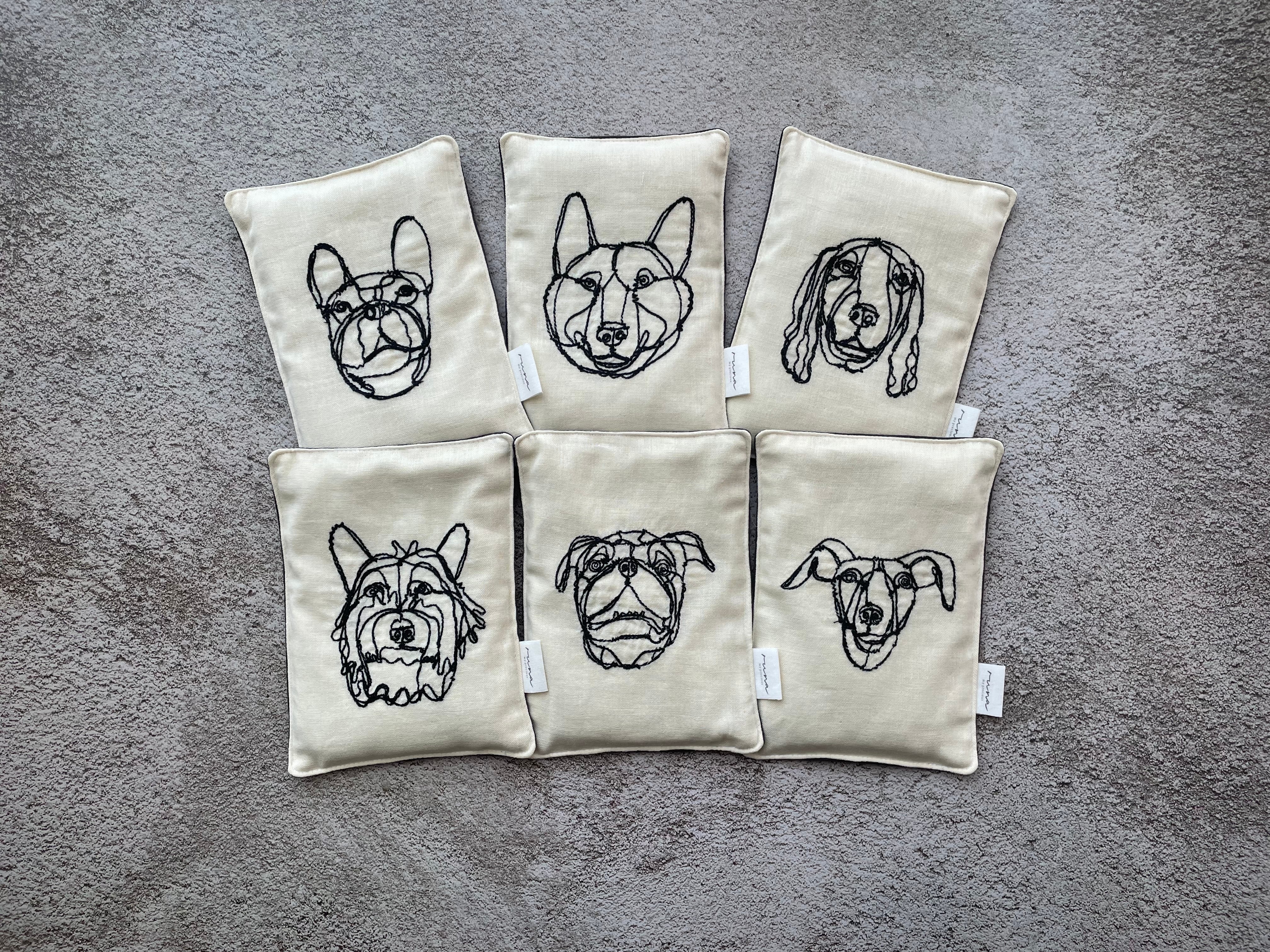 ★犬の温活ケア "やわらぐぬか灸"8種のハーブ入り