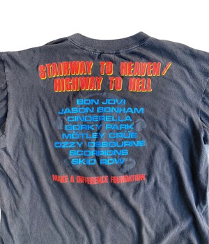 Vintage 90s Rockband fes T-Shirt-STAIRWAY TO HEAVEN / HIGHWAY TO HELL-