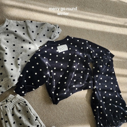 merry go round［取寄］velour dot setup 25winter