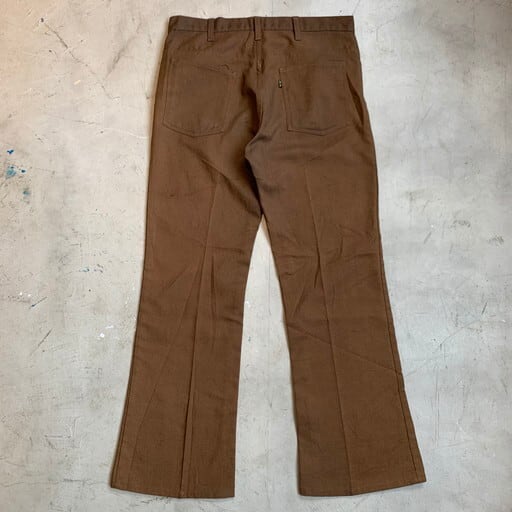 70s USA製 Levi’s 646 スタプレブラック bigE 均等V黒ブラック