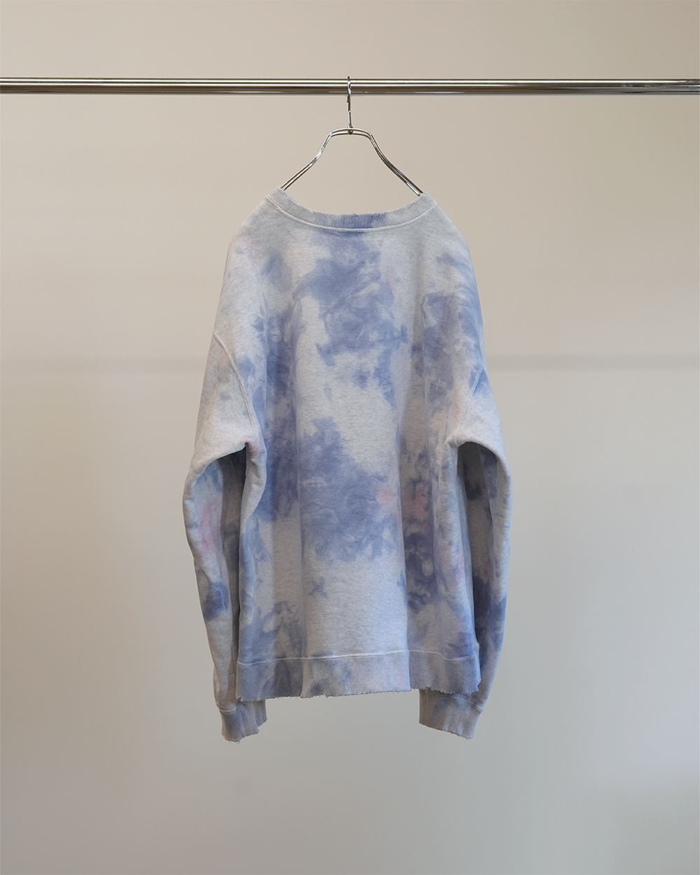 ANCELLM / MARBLING SWEAT SHIRT(NAVY) | THE MODERN AGE 