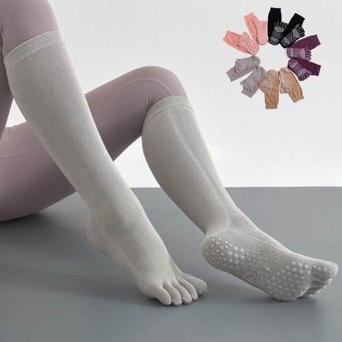 滑り止め付き 五本指 ハイソックス *5col* 00113 画像