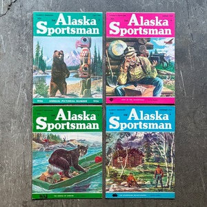 The Alaska Sportsman Magazine 1956 / 4冊