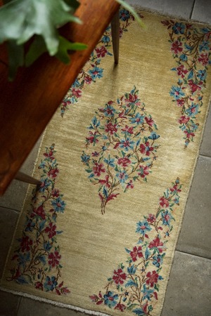 1715-Vintage Persian Kirman rug