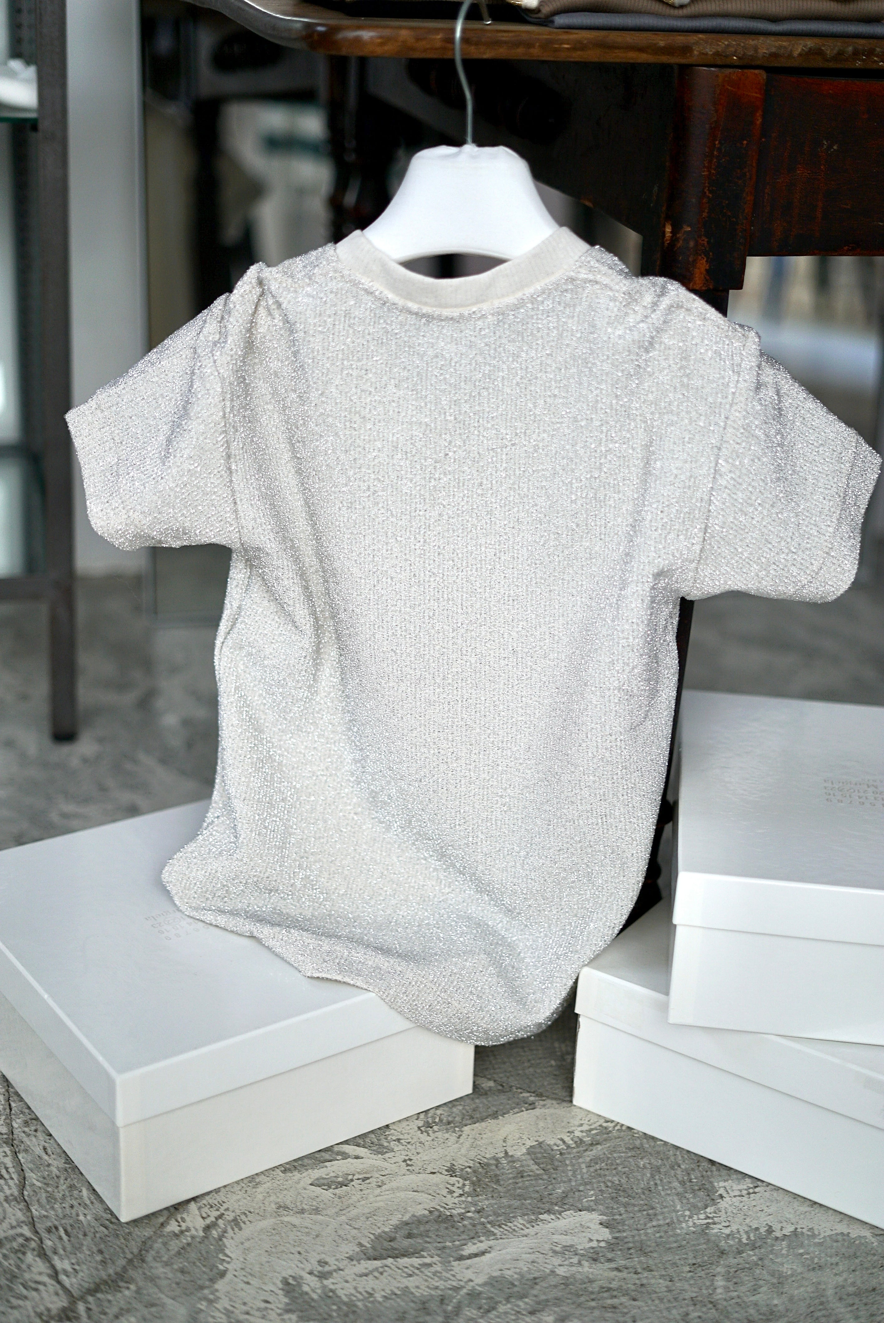 jonnlynx 新品未使用 今季 LAME TANK silver jonnlynx / lame tee (silver, gold) | JUQUI Online