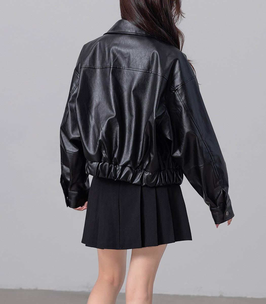 ⭐︎新品未使用タグ付　DRESSTERIOR ペーパリネンショートブルゾン　黒 ⭐︎新品未使用タグ付 DRESSTERIOR ペーパリネンショートブルゾン 黒
